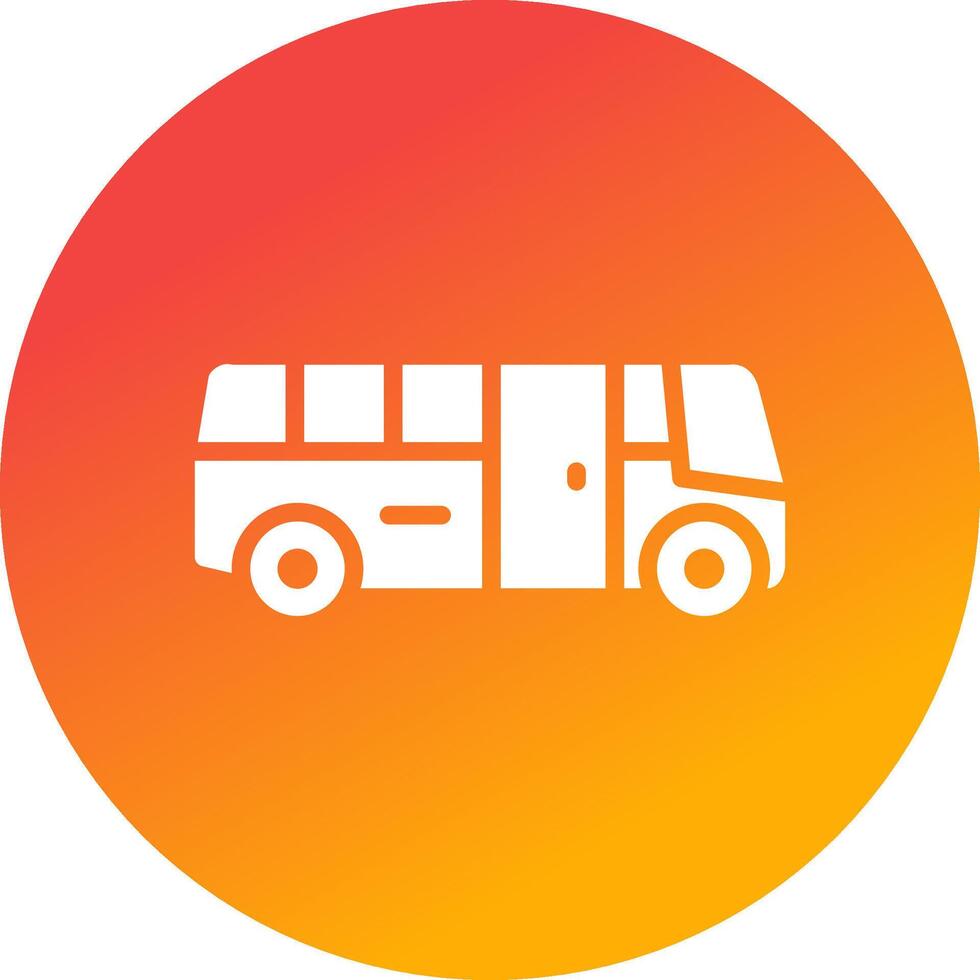 diseño de icono creativo de autobús escolar vector