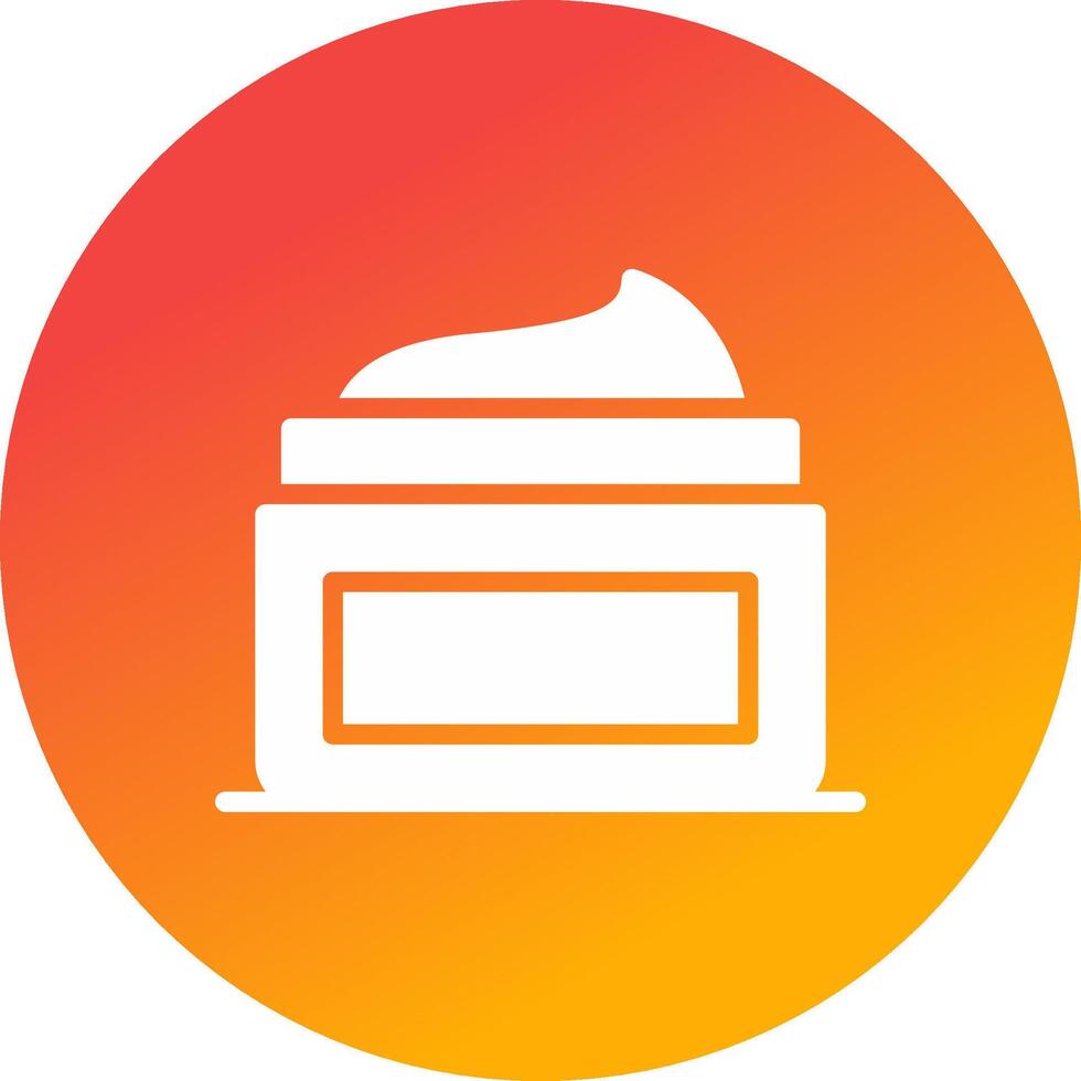 Face Cream Creative Icon Design vector