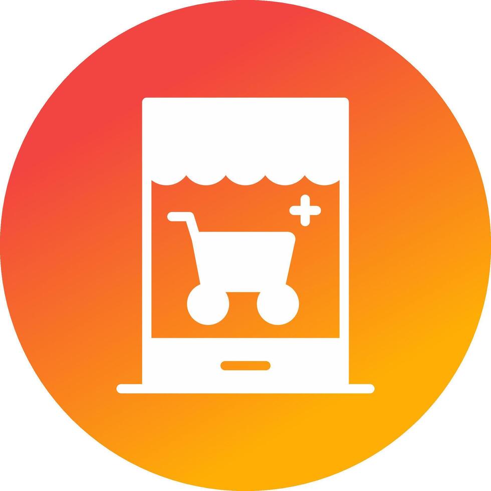 Personalized Web Store Creative Icon Design vector