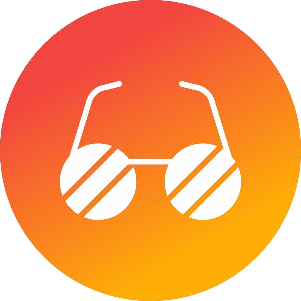 diseño de icono creativo de gafas de estrella vector