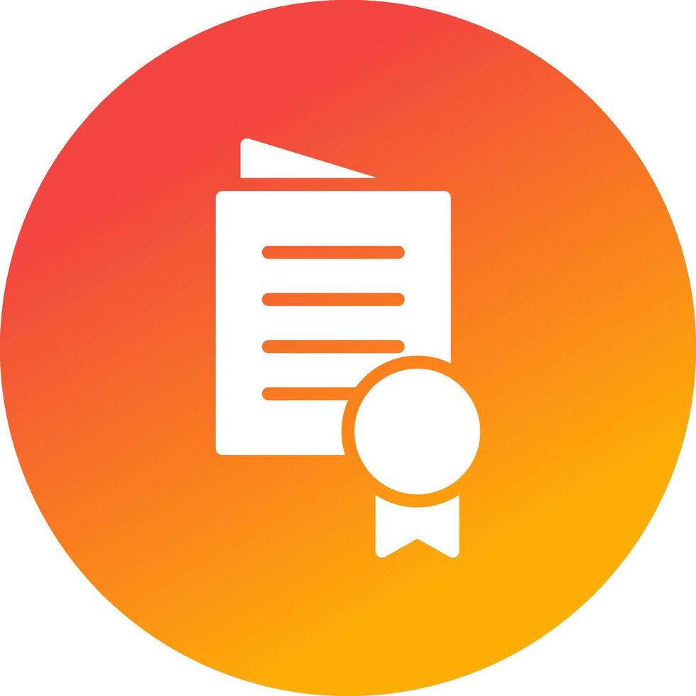 Certificate Creative Icon Design vector