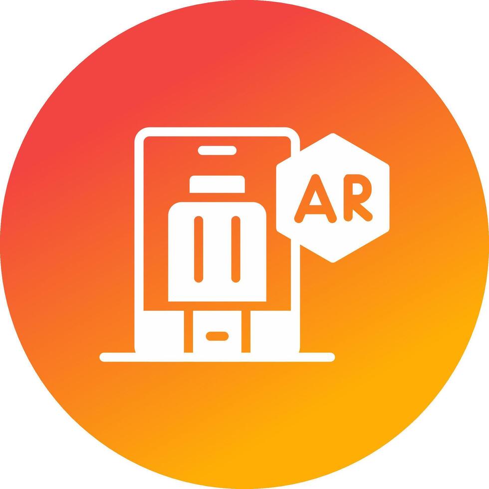 Ar Tourism Creative Icon Design vector