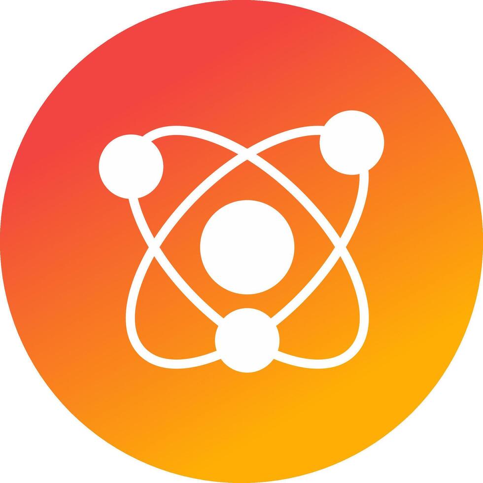 Atom Creative Icon Design vector