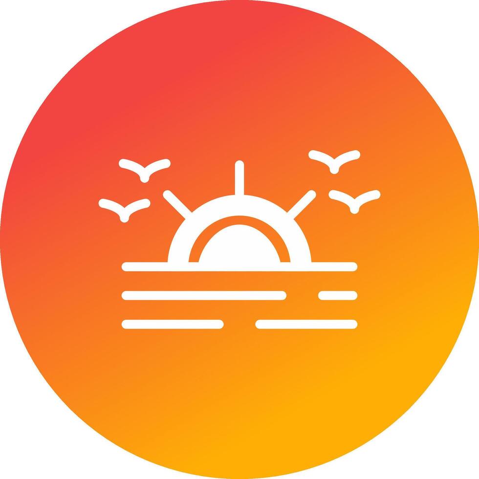 Sunrise Creative Icon Design vector