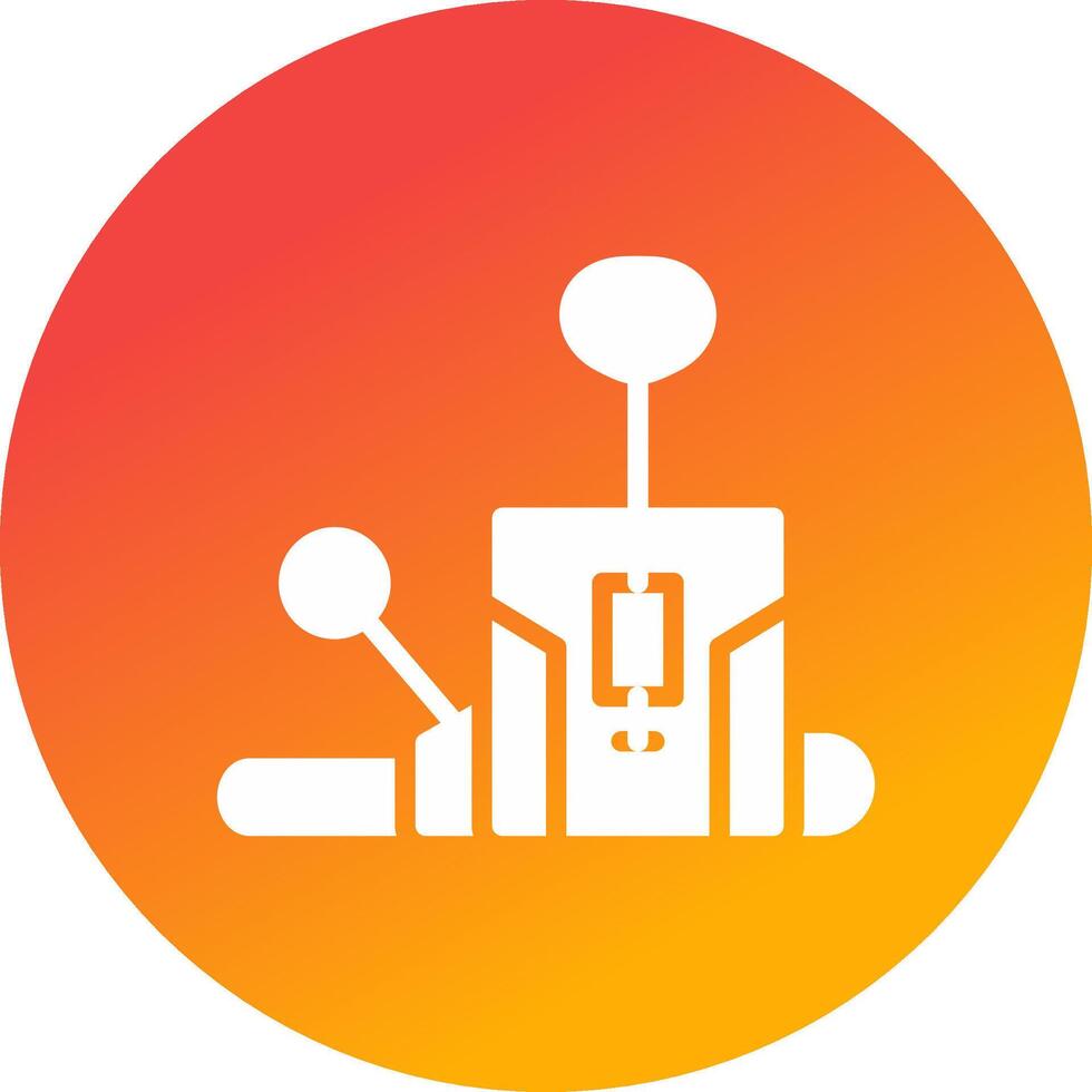 Pilates Chair Creative Icon Design vector
