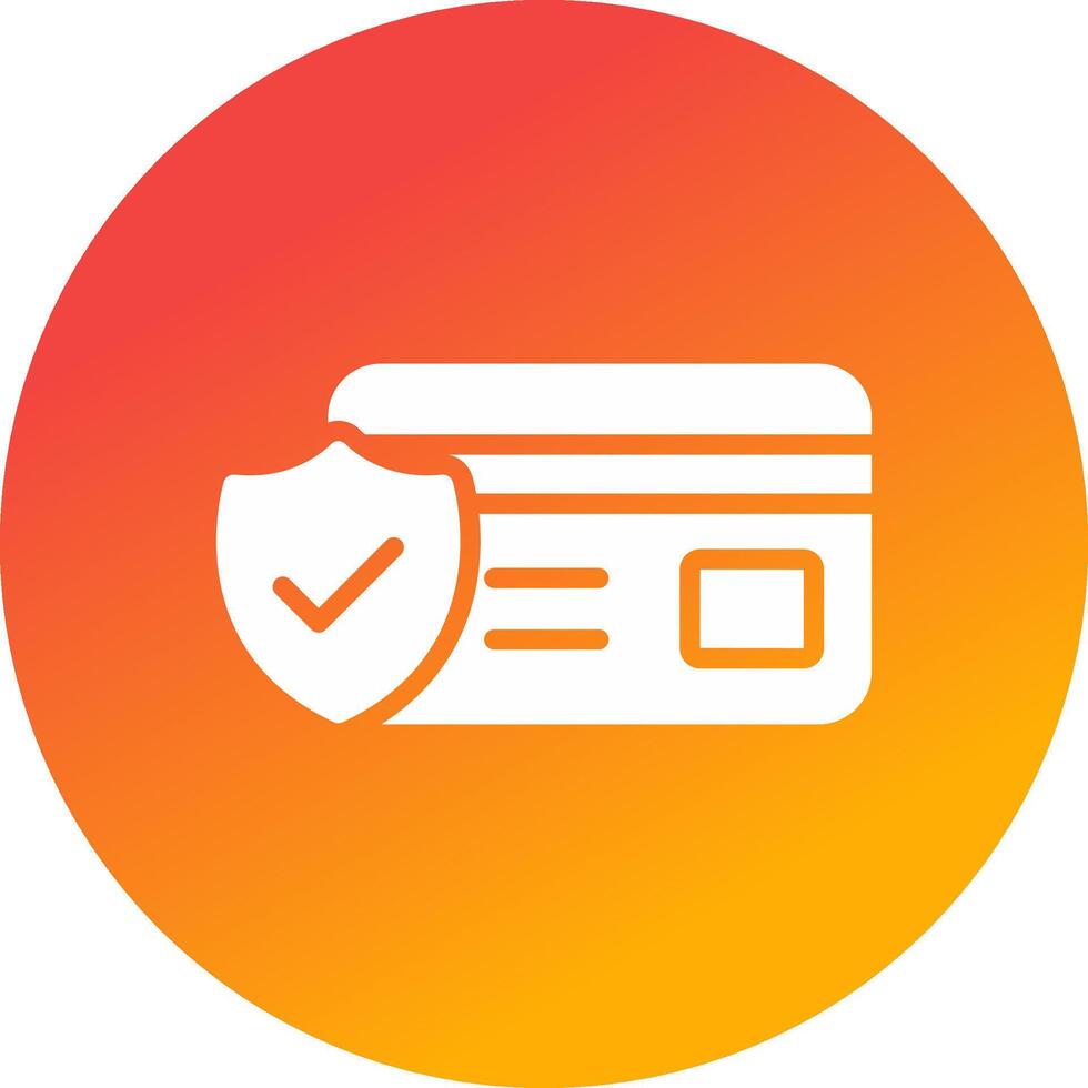 Payment Security Creative Icon Design vector