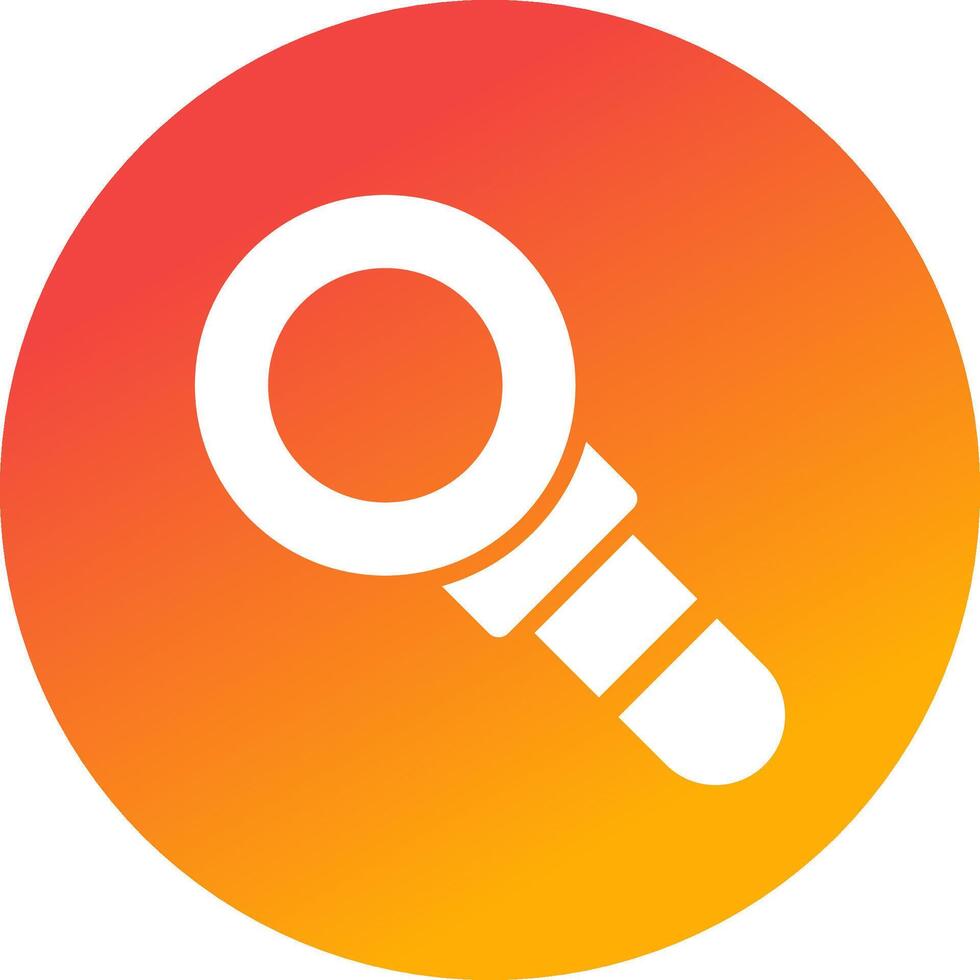 Magnifying Glass Creative Icon Design vector