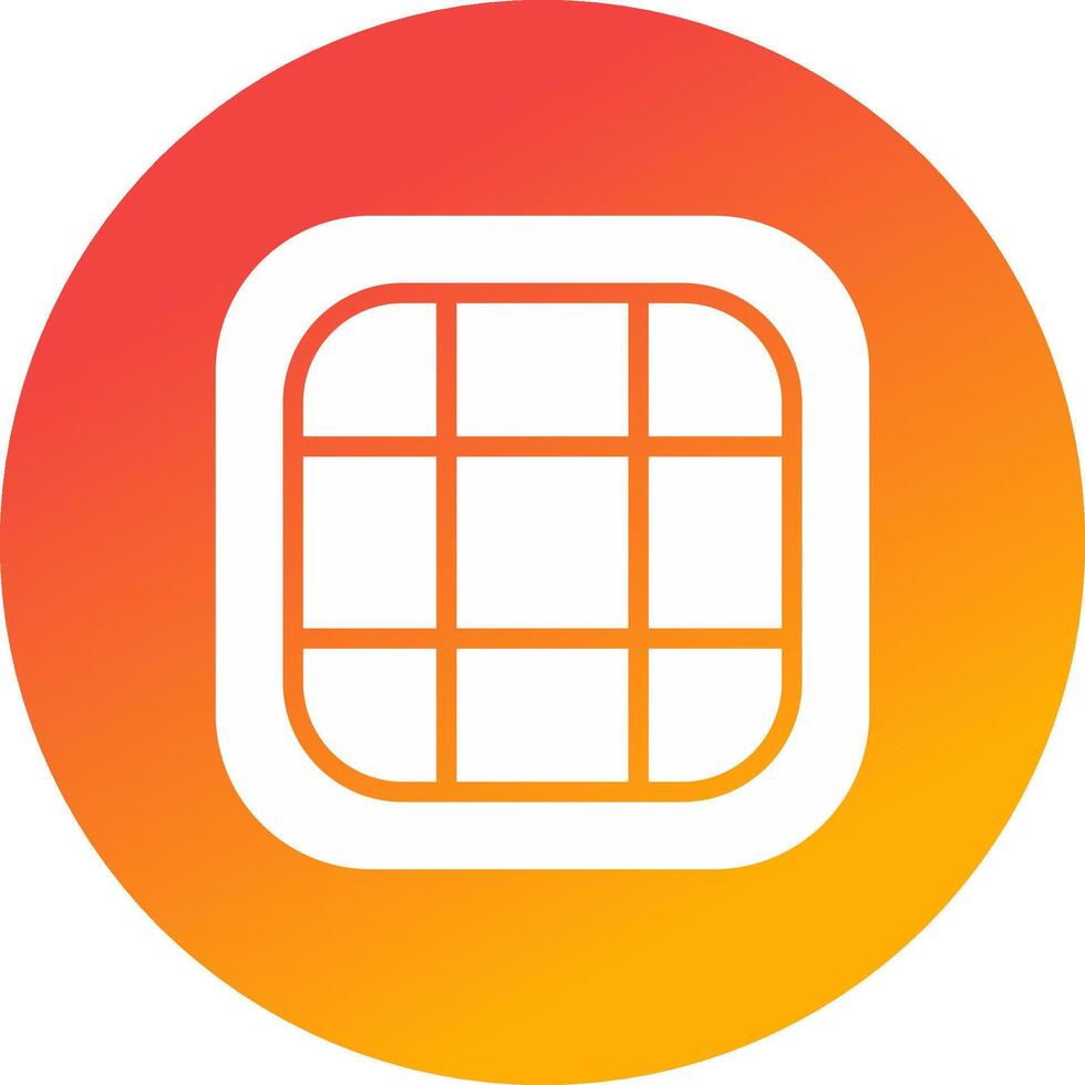 Grid Creative Icon Design vector