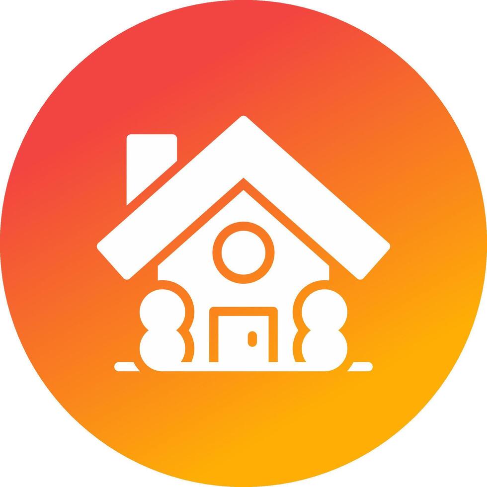 Cabin Creative Icon Design vector