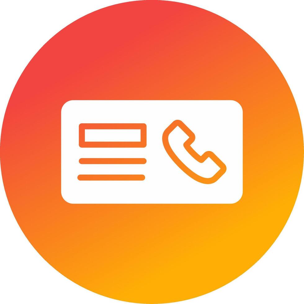 Minimal Contact Creative Icon Design vector