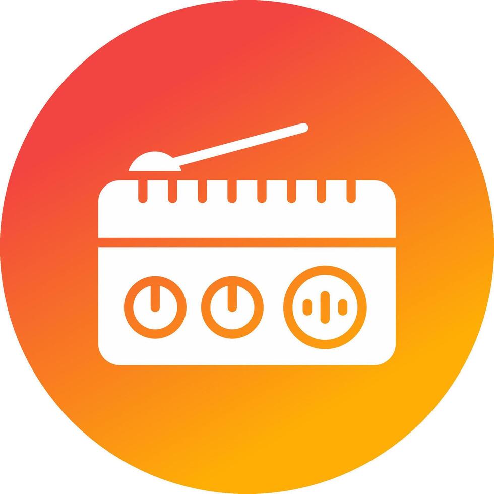 Radio Creative Icon Design vector