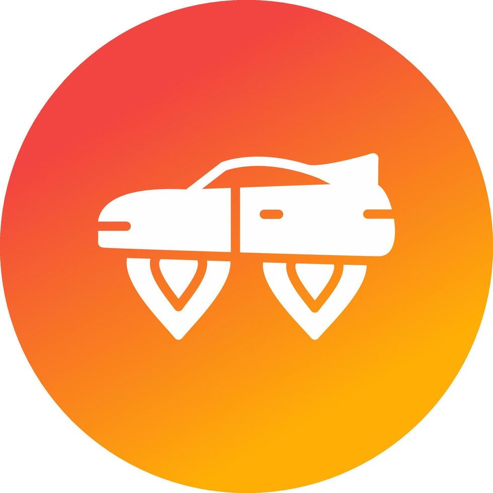 futuro transporte creativo icono diseño vector