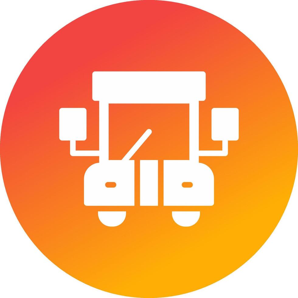 diseño de icono creativo de autobús escolar vector