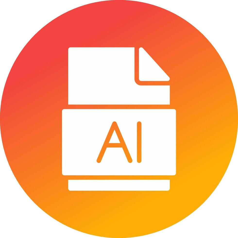 Ai File Creative Icon Design vector