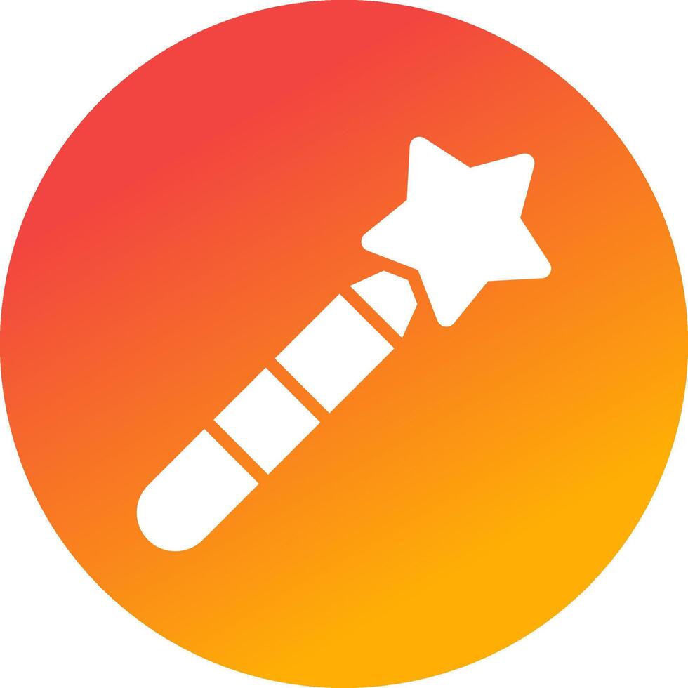 Magic Wand Creative Icon Design vector