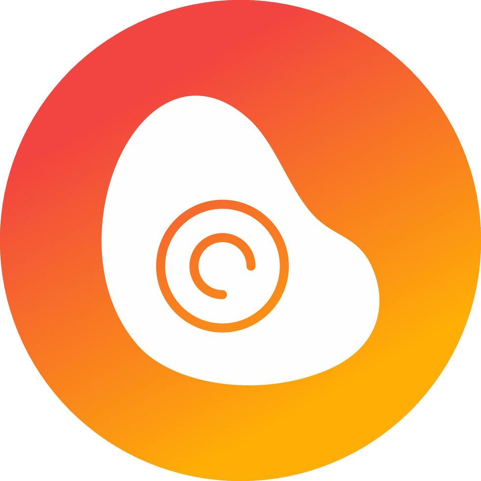 Fried Egg Creative Icon Design vector