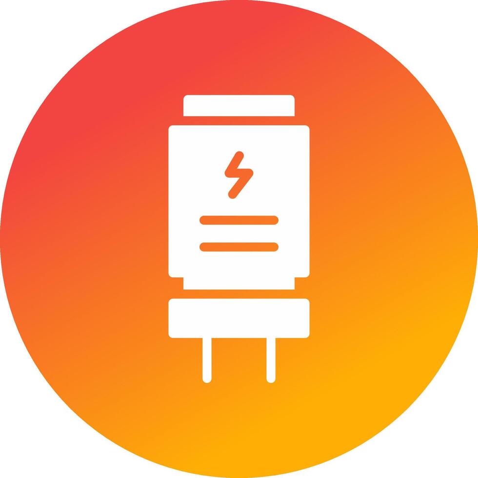 Capacitor Creative Icon Design vector