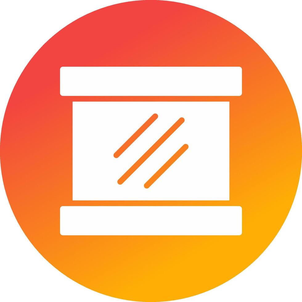 Mirror Creative Icon Design vector