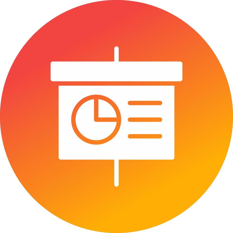 Presentation Creative Icon Design vector