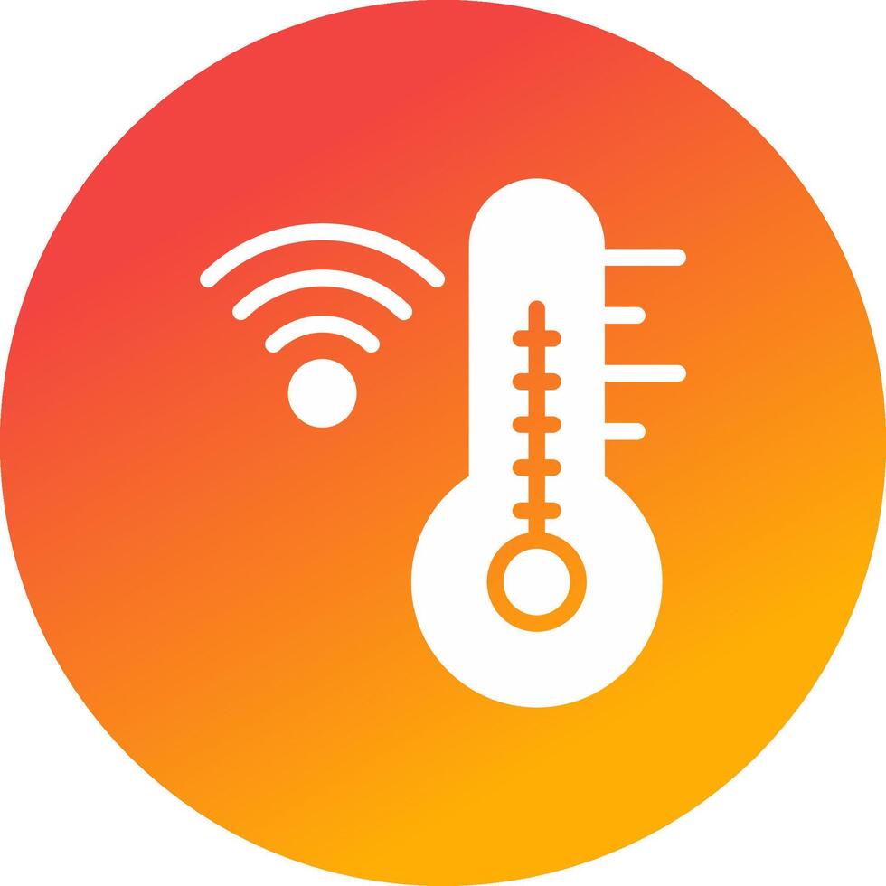 Thermostat Creative Icon Design vector