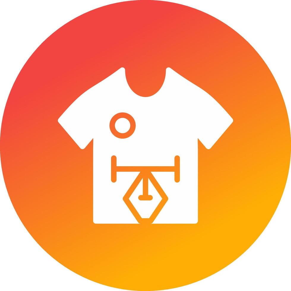 T Shirt Creative Icon Design vector