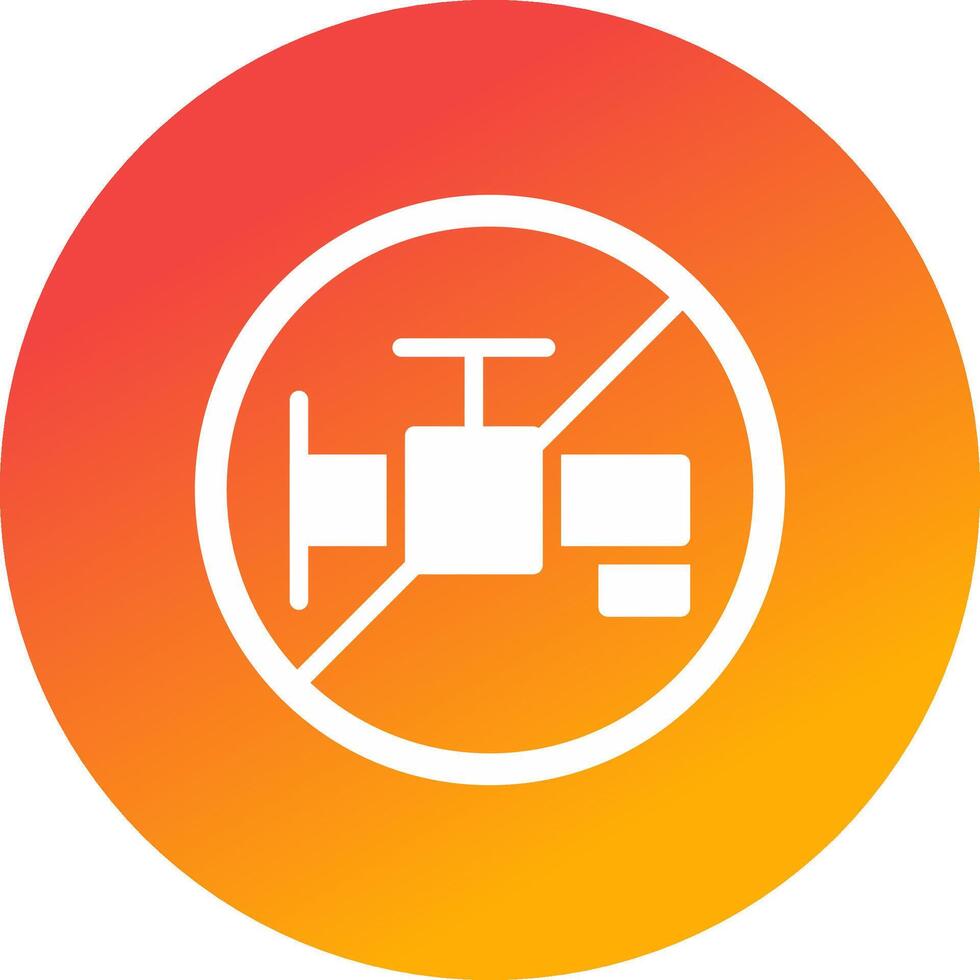 Dont Waste Water Creative Icon Design vector