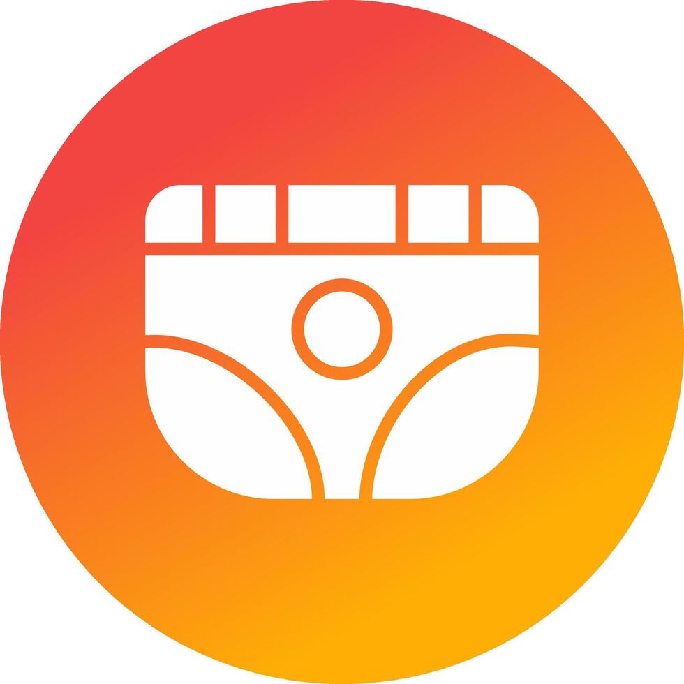 Diaper Creative Icon Design vector