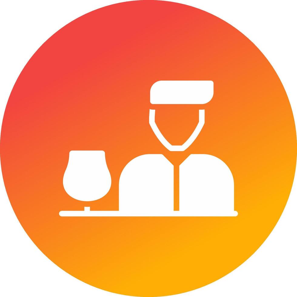 Bartender Creative Icon Design vector