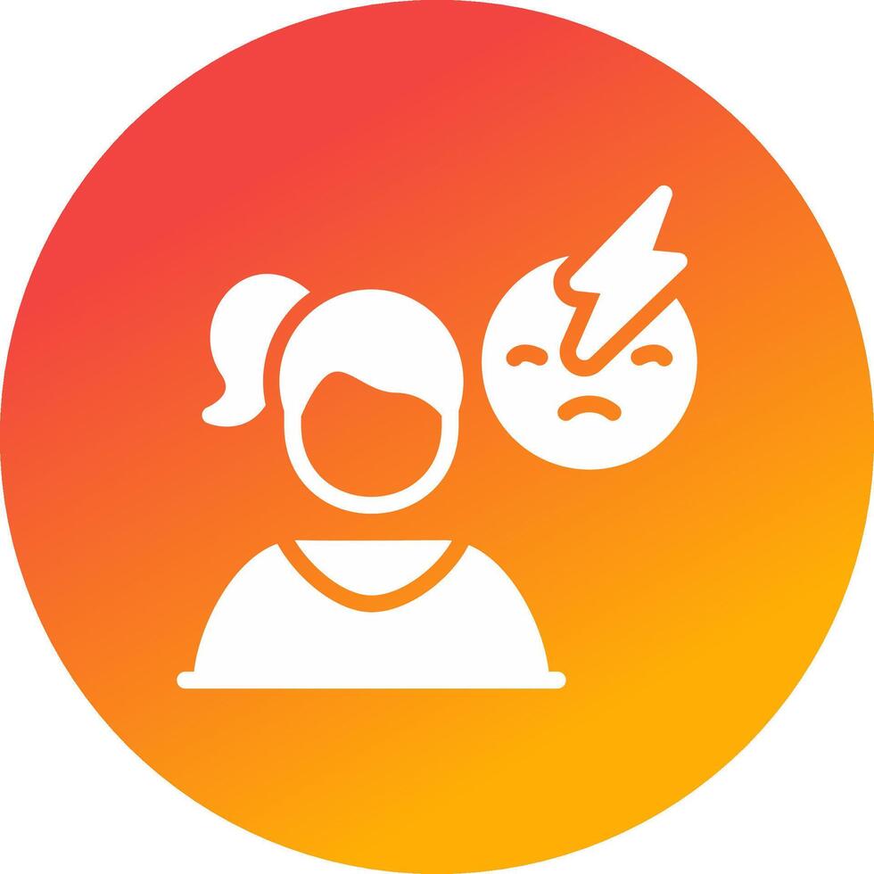 Emotional Abuse Creative Icon Design vector