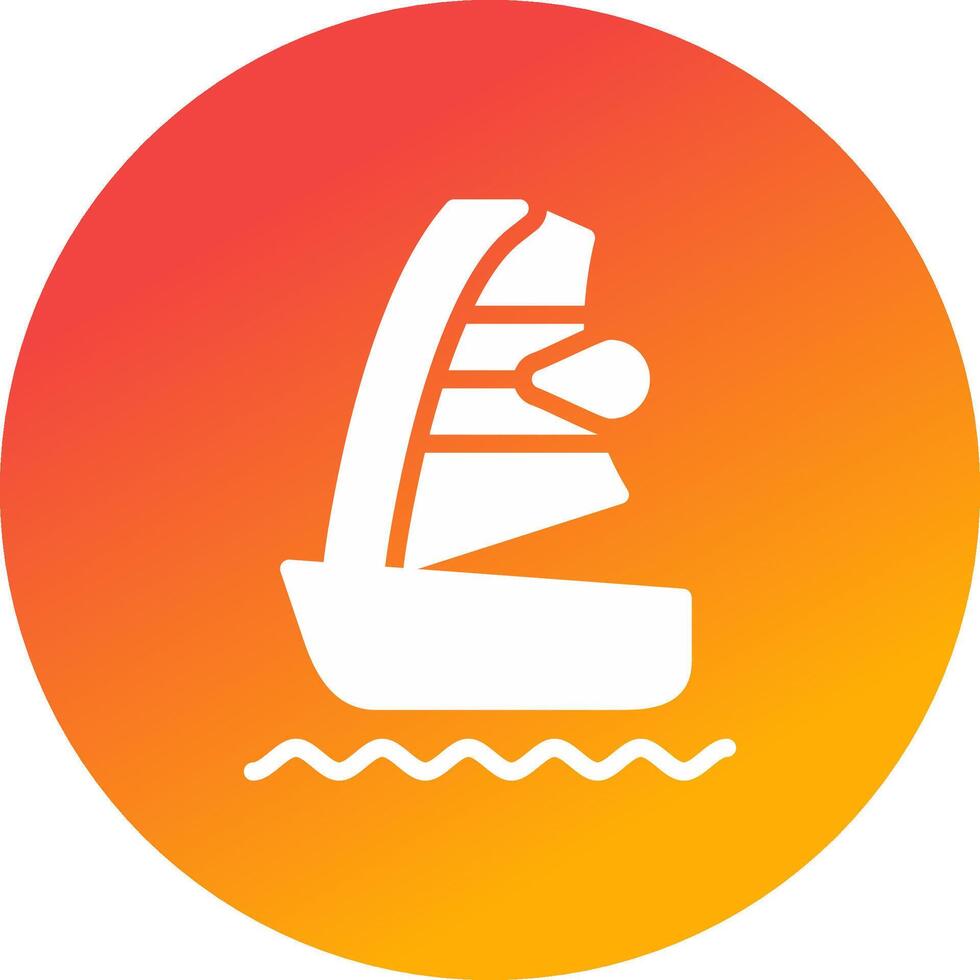 Windsurf Creative Icon Design vector