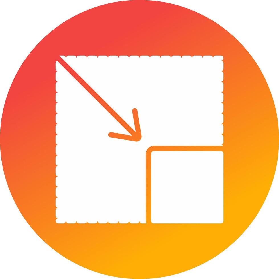 Downsizing Creative Icon Design vector