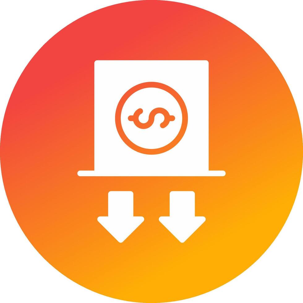 Deposit Creative Icon Design vector
