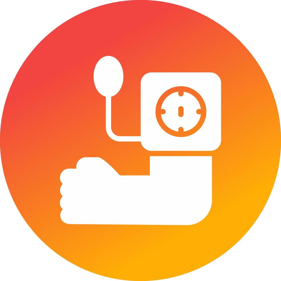 Blood Pressure Creative Icon Design vector