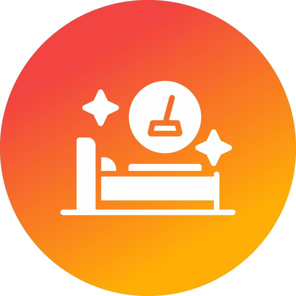 Airbnb Cleaning Creative Icon Design vector