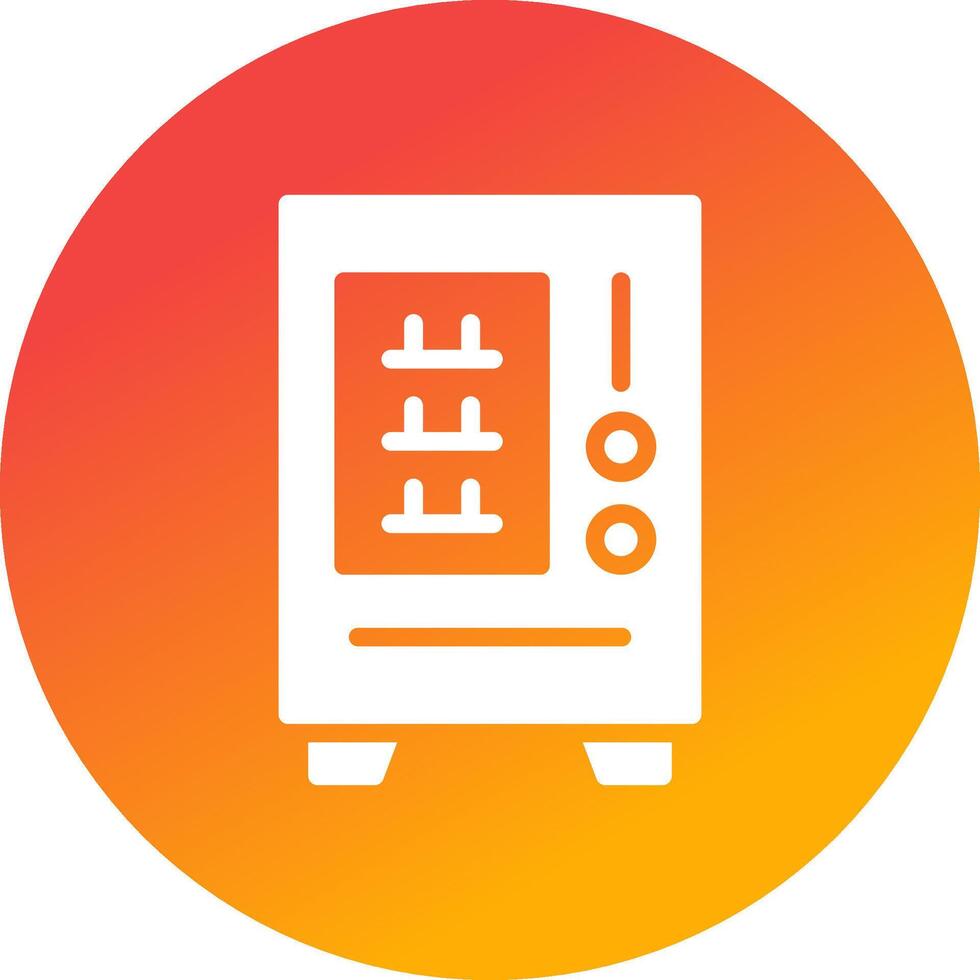 Vending Machine Creative Icon Design vector