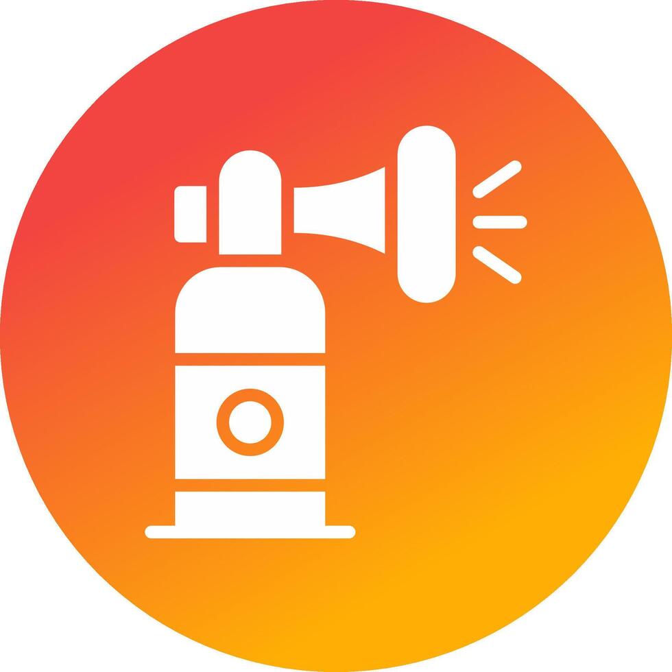 Air Horn Creative Icon Design vector