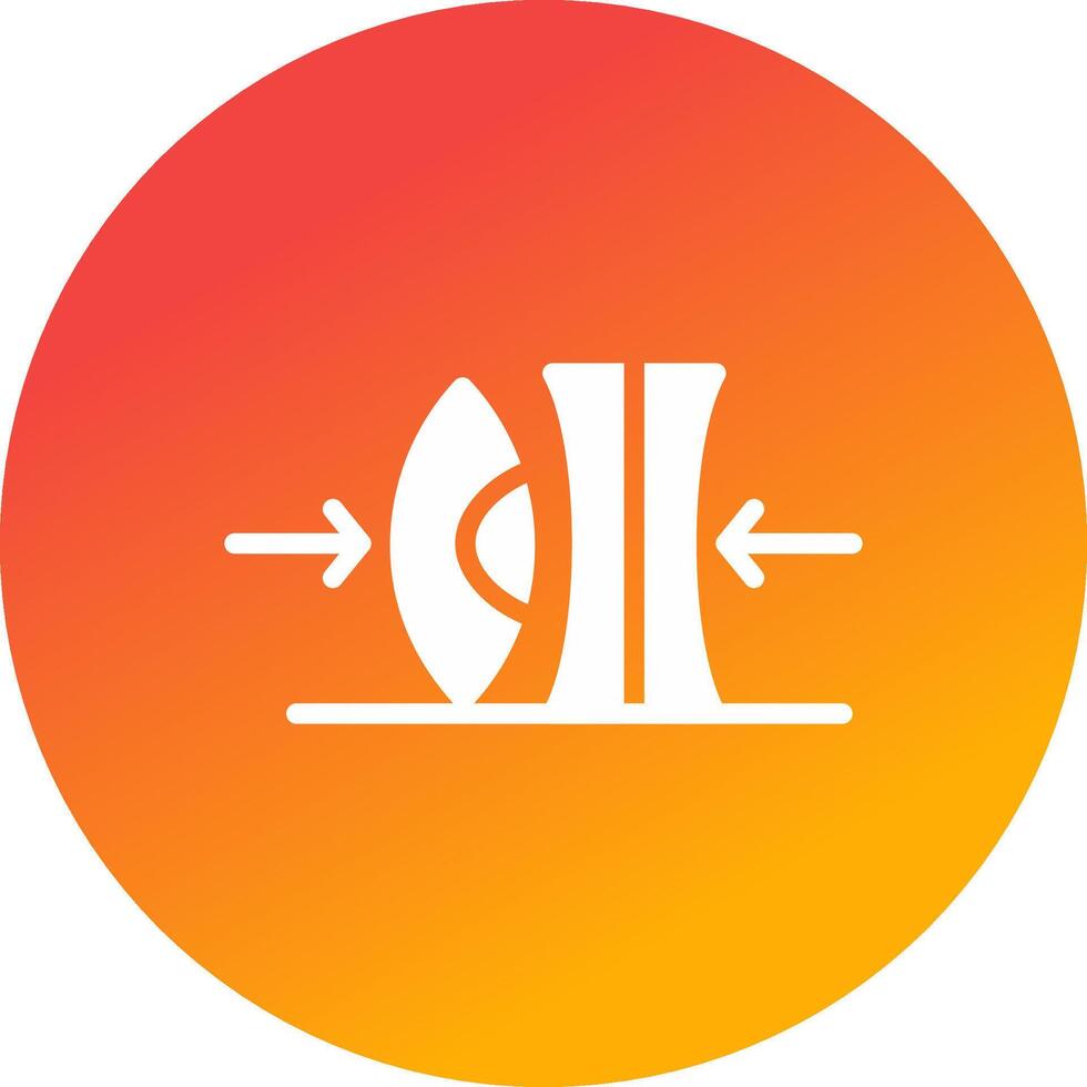 High Index Lenses Creative Icon Design vector