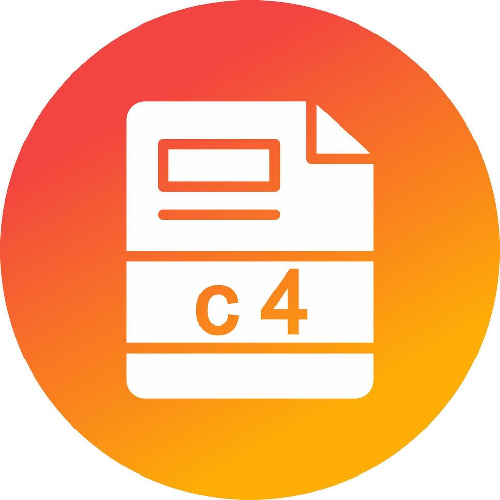 c4 Creative Icon Design vector