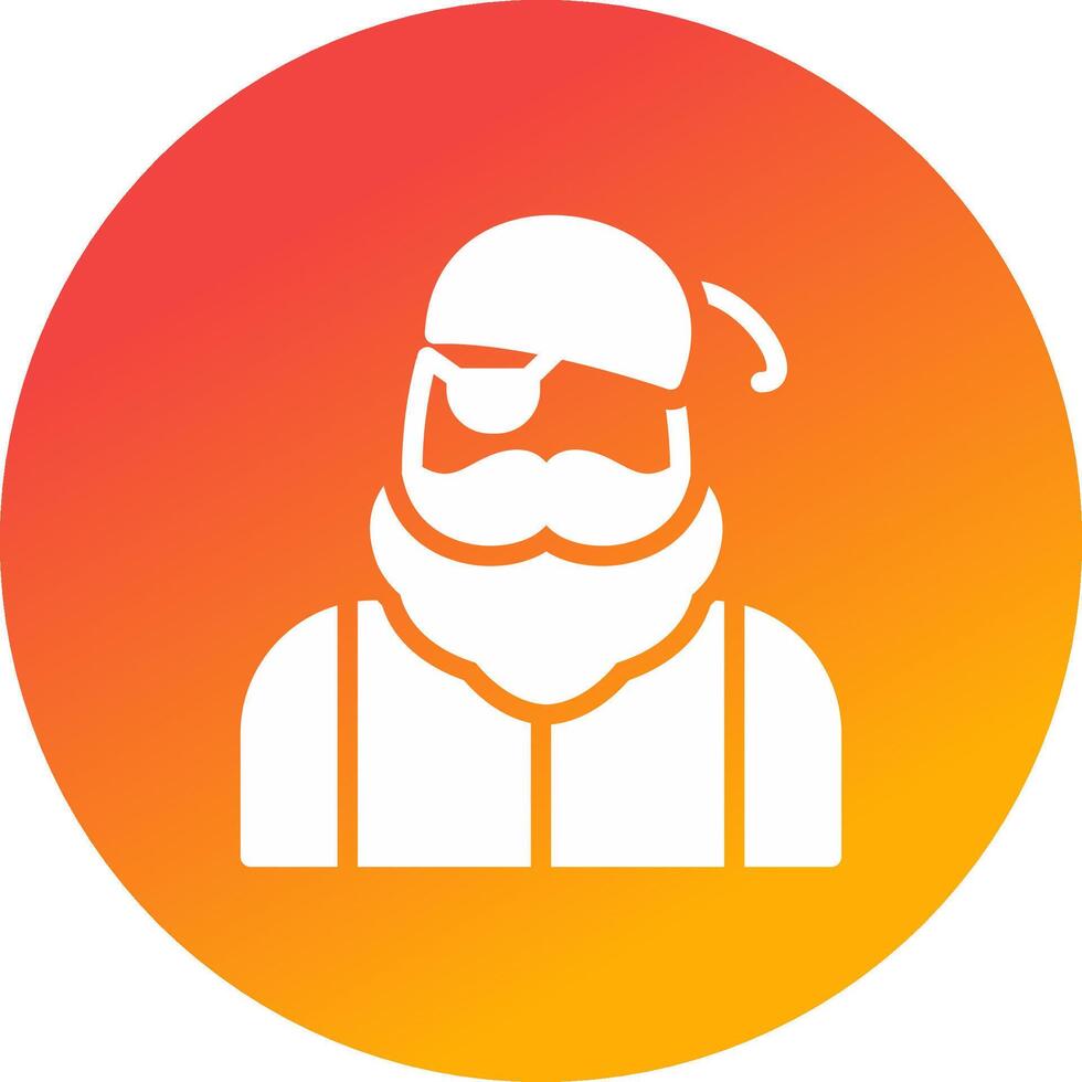 diseño de icono creativo pirata vector