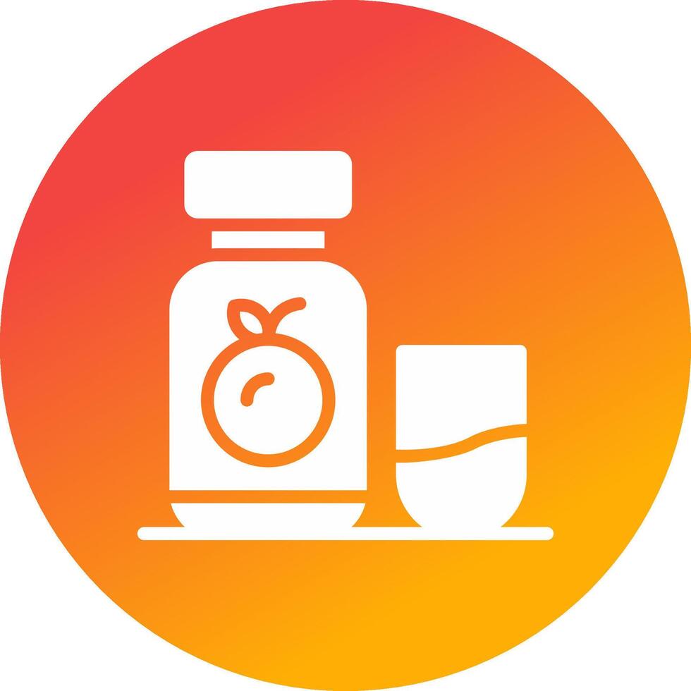 Orange Juice Creative Icon Design vector