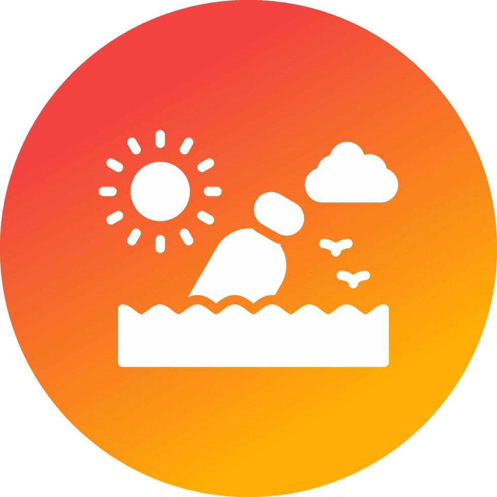 Message In A Bottle Creative Icon Design vector
