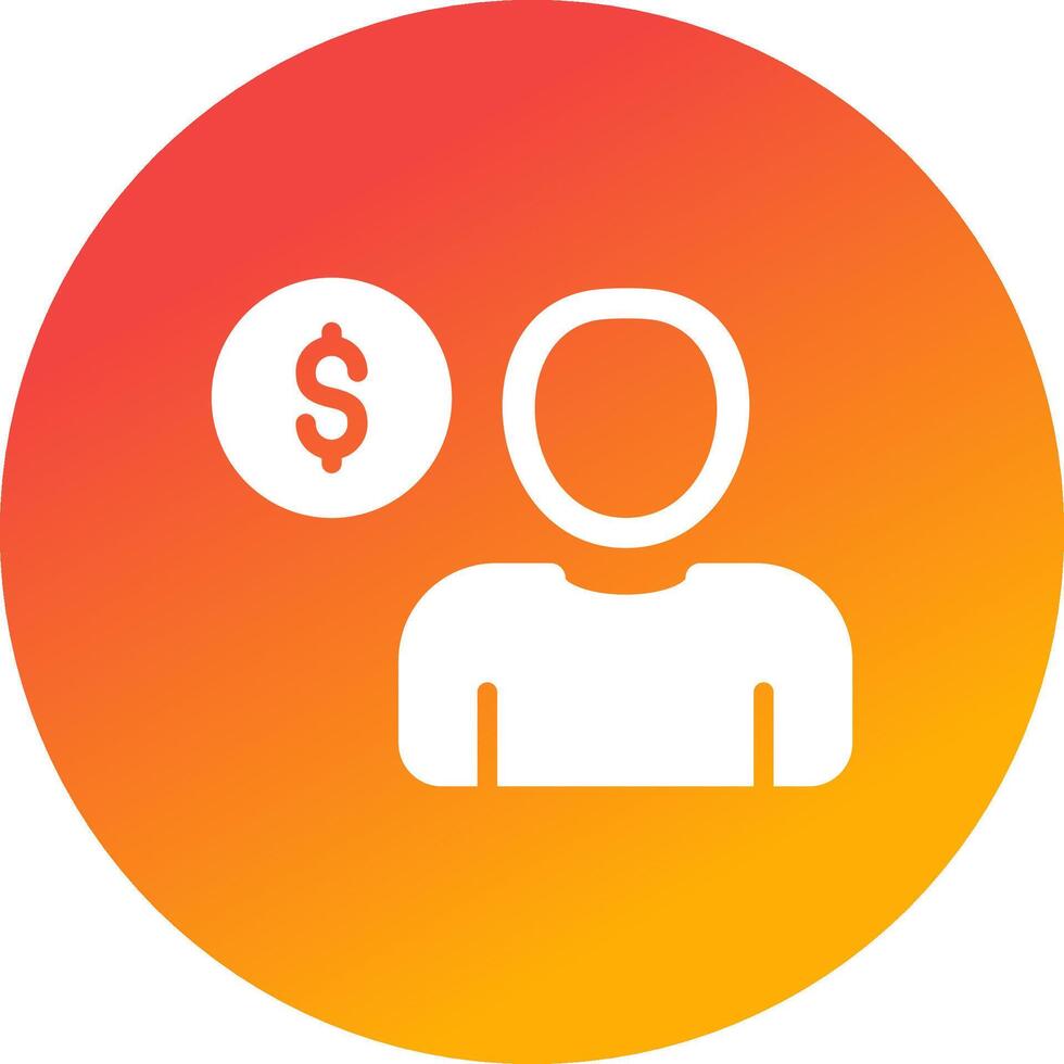 Thinking Money Creative Icon Design vector
