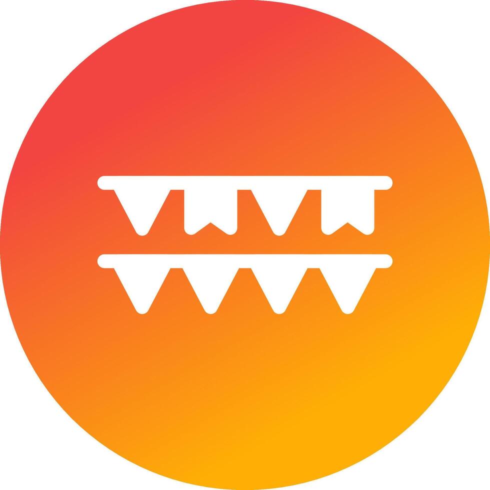 Pennant Creative Icon Design vector