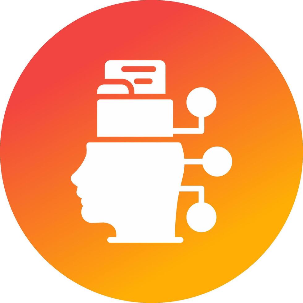 Intelligent Data Creative Icon Design vector