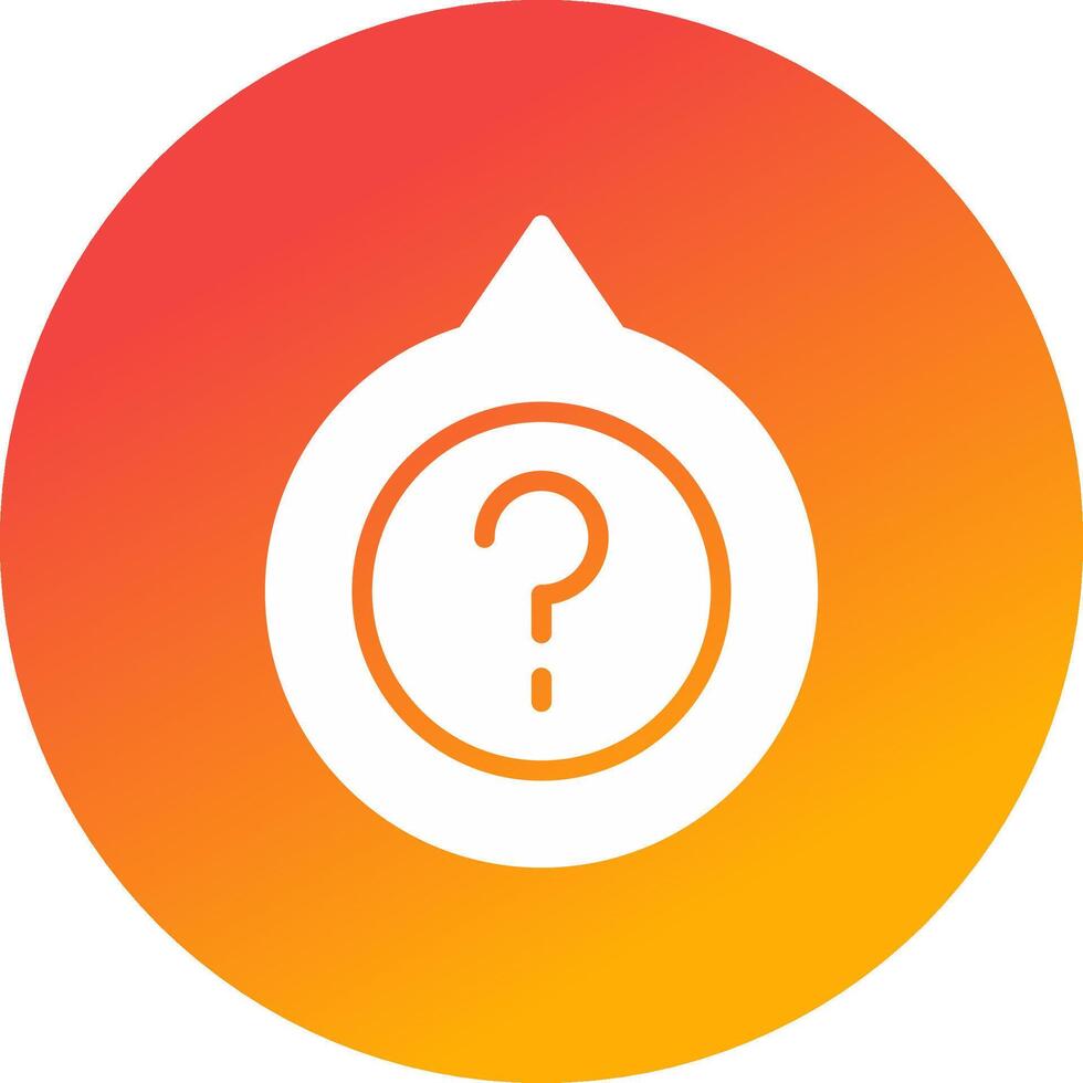 Question Creative Icon Design vector