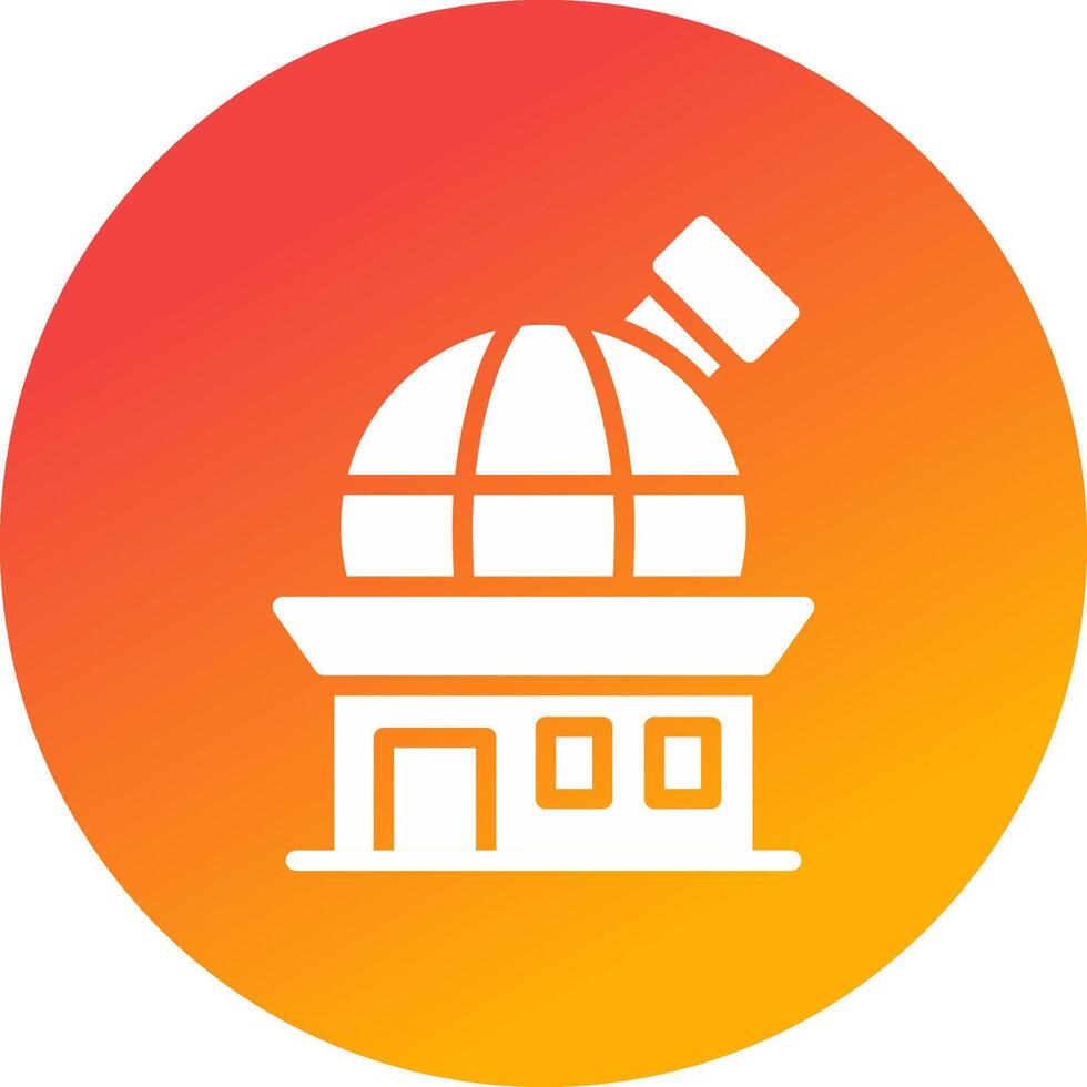 Observatory Creative Icon Design vector