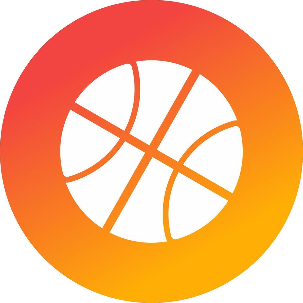 Basketball Creative Icon Design vector