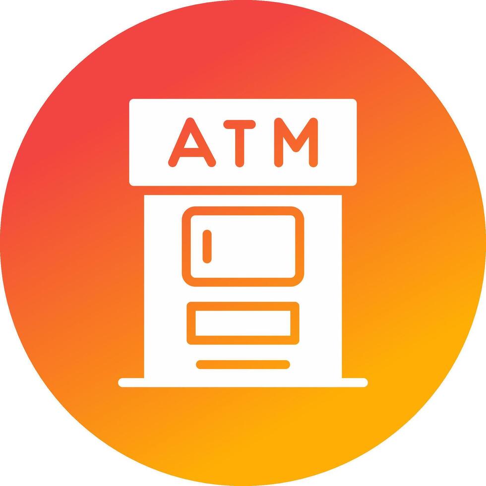ATM Creative Icon Design vector