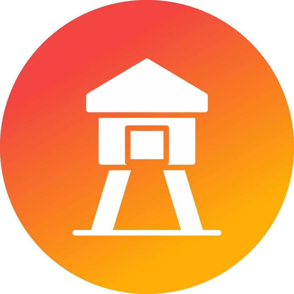 Watchtower Creative Icon Design vector