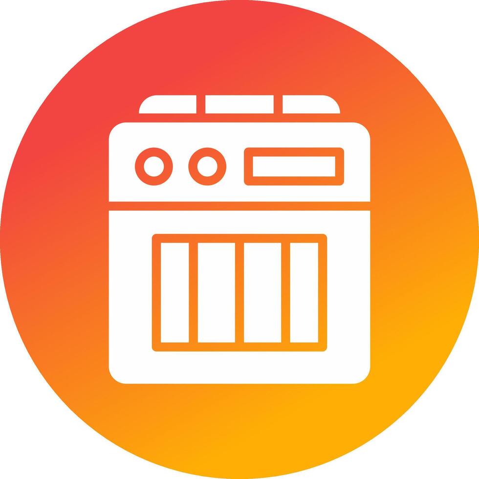 Amplifier Box Creative Icon Design vector